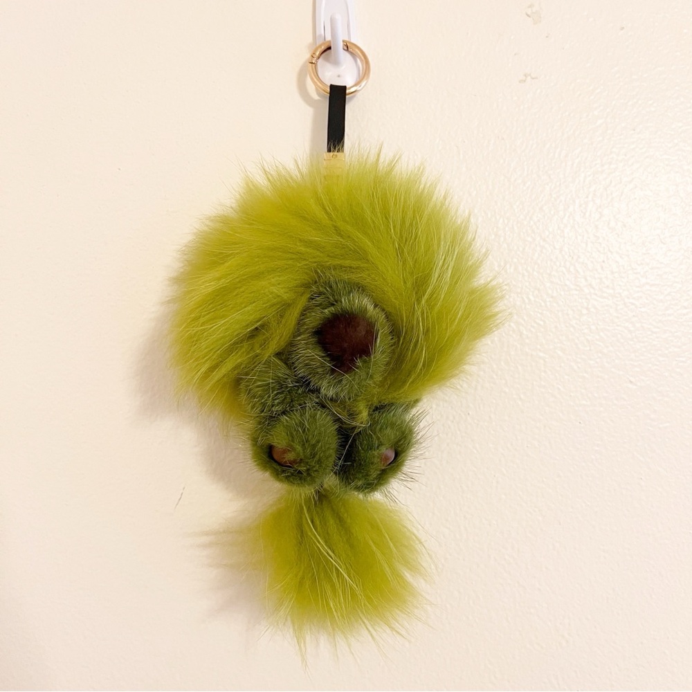 Green Lion Bag Charm